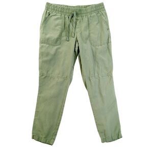 Maurices Pants Womens‎ Sz 8 Soft Twill Stretch Elastic Waist Drawstring Relaxed